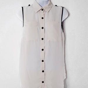 Forever 21 | Cream Collared Button Down Top